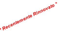 * Recentemente Rinnovato *